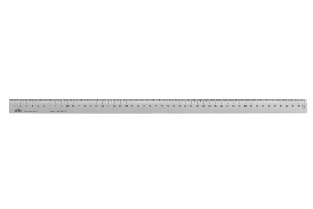 Měřítko s úkosem, bez povrchové úpravy 1000 mm KINEX, PN 25 1112 1007-02-100
