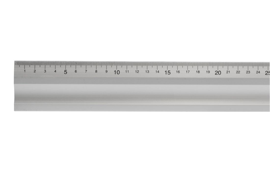 Měřítko hliníkové s úkosem 400mm 1007-1
