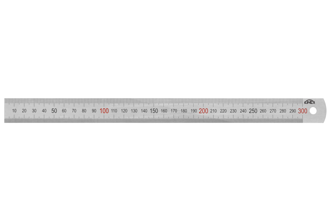 Měřítko ocelové tenké KINEX 1000mm 1022-02-100