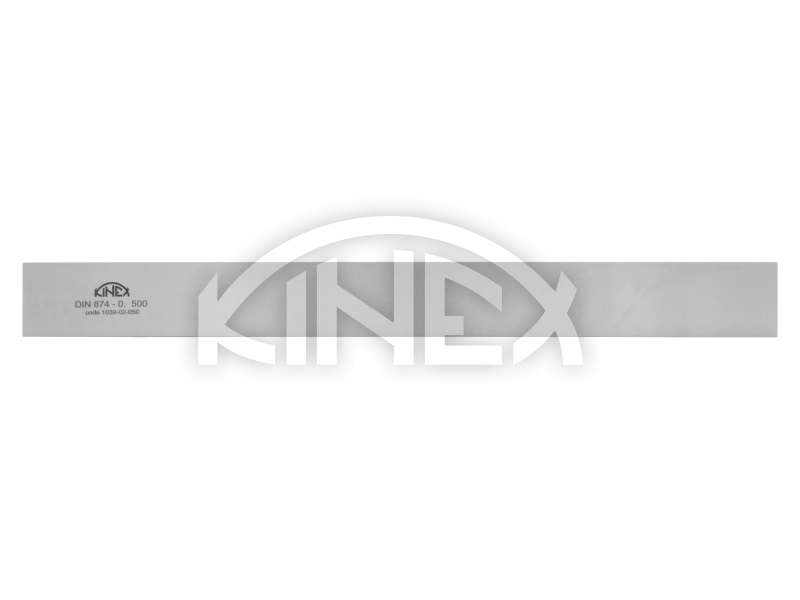 Kinex 1039-12-50 Precision Machinist Straight Edge 500 mm / 19 inch Stress Relieved Spring Steel DIN 874/1 Straight W/in 0.00047” Over Full Length