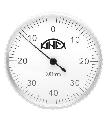 Úchylkoměr páčkový KINEX - vertikální (±0,8)/40mm
