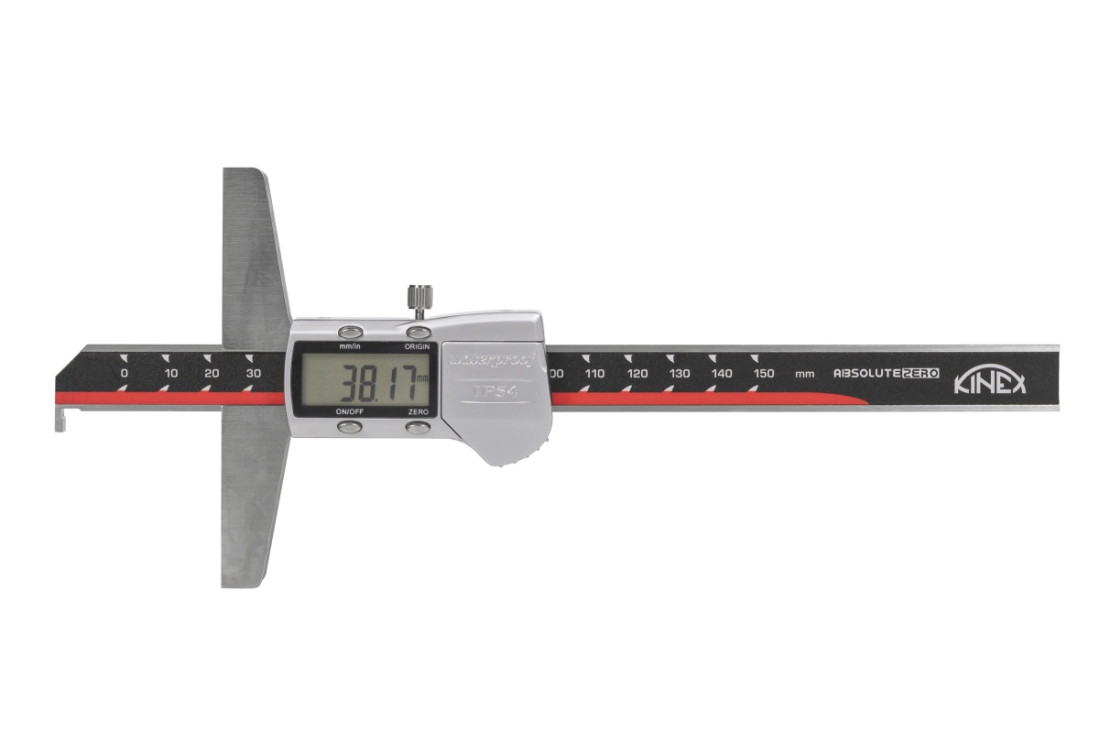 Hloubkoměr digitální s nosem KINEX 500 mm/0,01, DIN 862 2051-05-500