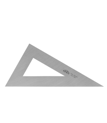Trojúhelník kovový KINEX 250mm, 30°, 60°, 90°, ČSN 25 5162, ČSN 25 5163