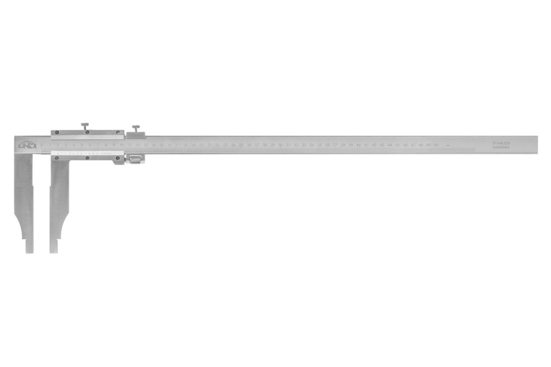Posuvné měřítko s jemným stavěním KINEX 500 mm, 200 mm, 0,02 mm, ČSN 25 1231 6015-02-200