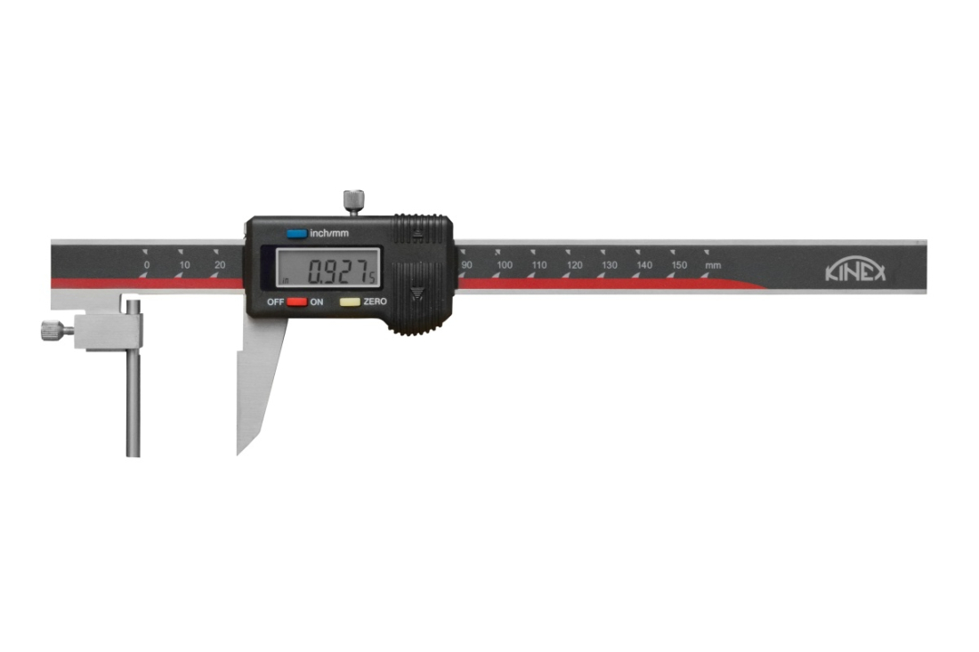Digitální posuvné měřítko na měření síly trubek KINEX 200 mm 6040-85-200