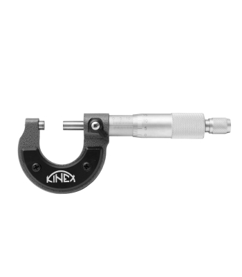 Mikrometr třmenový KINEX 0-25 mm/0,01mm, ČSN 25 1420, DIN 863