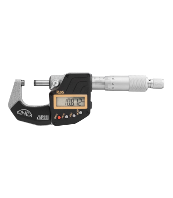 Digitální mikrometr třmenový KINEX ABSOLUTE ZERO, 75-100 mm, 0,001mm, DIN 863, IP 65