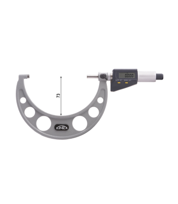 Digital Outside Micrometer KINEX 100-125 mm, 0,001mm, DIN 863, IP 65