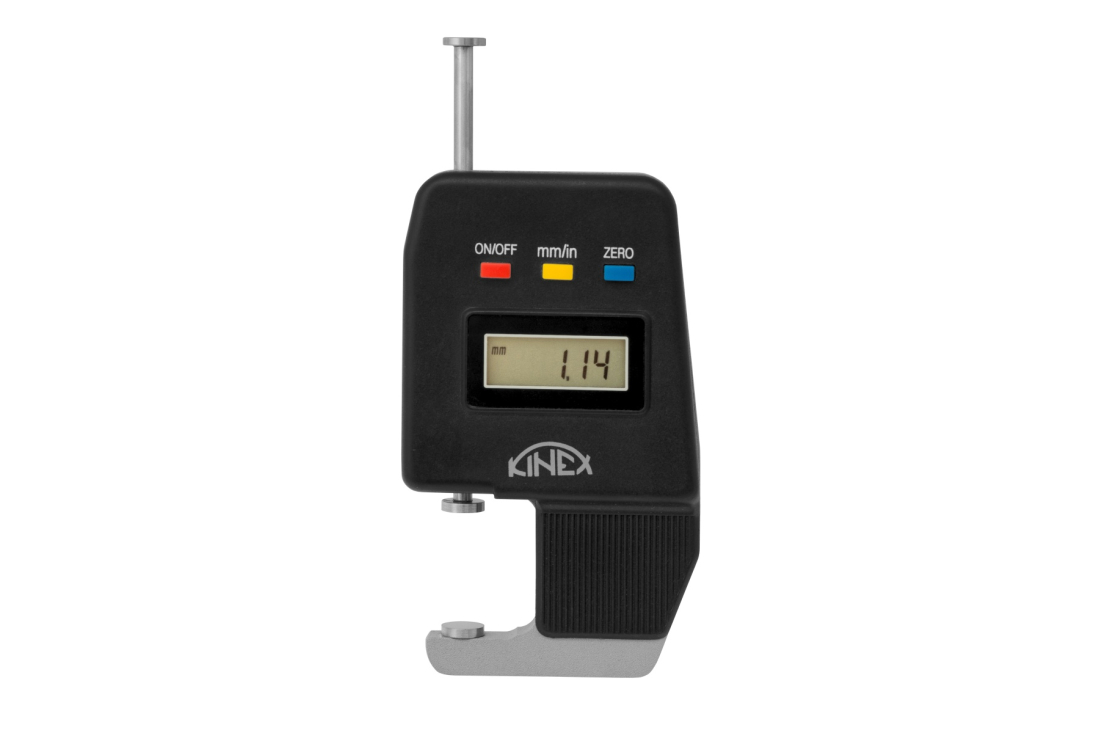 Mikrometrický tloušťkoměr digitální KINEX 0-25mm, 0,01mm, DIN 863 7040-1