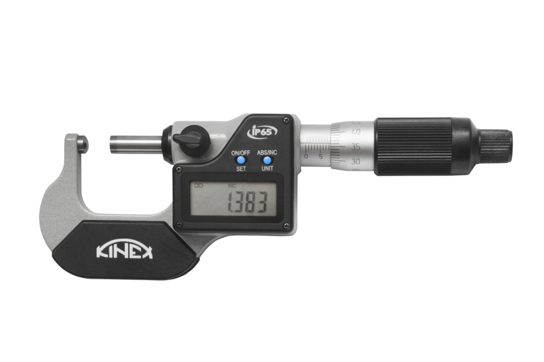 Digitální mikrometr na trubky KINEX 25-50 mm, 0.001mm, DIN 863, IP 65 7041-02-050