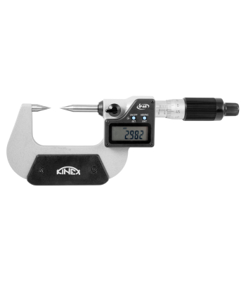 Micromètre d’extérieur numérique à pointes KINEX, 0-25 mm