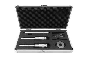 Set of 3-point Internal Micrometers with Setting Rings KINEX 2-3 mm, 0,001mm, DIN 863, IP 54