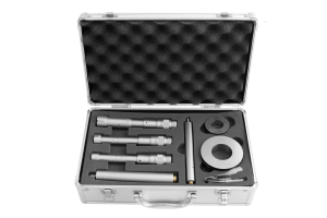 Set of 3-point Internal Micrometers with Setting Rings KINEX 3-6 mm, 0,001mm, DIN 863, IP 54