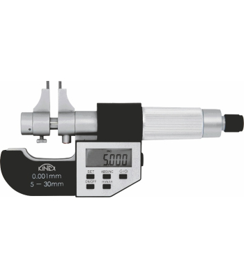Mikrometr dutinový dvoudotekový digitální KINEX 5-30mm, 0,001