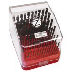 Drill Bit Set 91 piece 4CZECH 1,00-10,00x0,1mm RNHSS passivated, stand with cover (SV1121RNHSS-91PP)