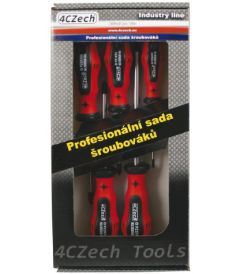 Set of screwdrivers PZ 5pcs 4CZECH in paper box (4CZ-8558-64)