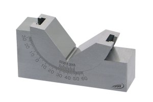 Nastavitelný V-blok 0-60° pro průměr 4-28 mm, 75x25x33 mm (0525101)