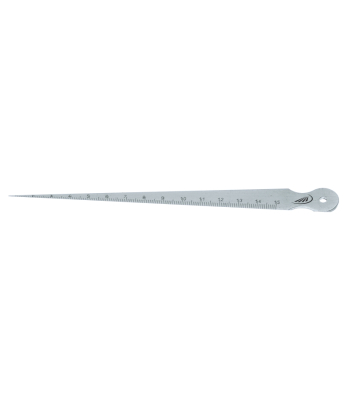 Kuželová měrka pro měření průměru, plochá 1-15mm, 0,1mm (0600101)