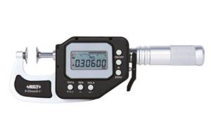 Digitální mikrometr na ozubená kola INSIZE 75-100mm/0,01mm, rychloposuv, IP67, s datovým rozhraním (3353-100)