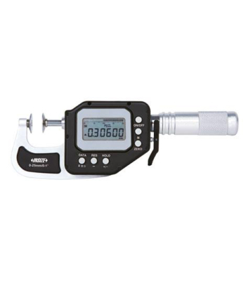 Dial Snap Gage INSIZE 0-25mm/0,01 mm, with data interface (3353-25)
