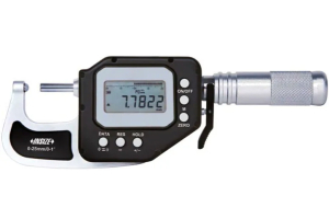 Digitální mikrometr s hroty INSIZE 15°, 75-100mm/0,01mm, rychloposuv, IP67, s datovým rozhraním (3355-100)