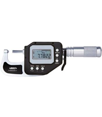 Digitální mikrometr s hroty INSIZE 15°, 75-100mm/0,01mm, rychloposuv, IP67, s datovým rozhraním (3355-100)