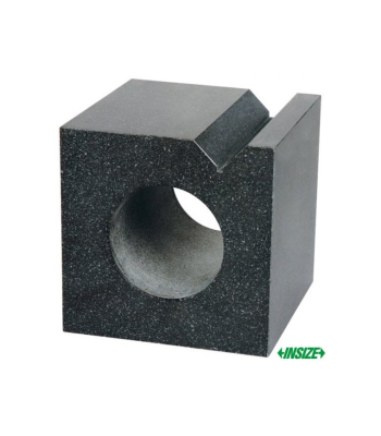 Granitová krychle s V-drážkou INSIZE 200x200x200 mm (4142-200)