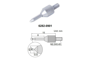 Měřící dotek pro úchylkoměry kuželový INSIZE 15mm (6282-0901)