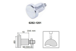 Point de contact plat INSIZE 10 mm Type B (6282-1201)