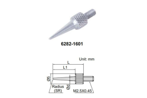 Měřící dotek pro úchylkoměry jehlový INSIZE 15mm (6282-1601)