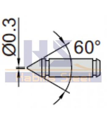 Měřící dotek se špičkou INSIZE 60° - pár (7392-T7)