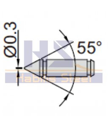 Měřící dotek se špičkou INSIZE 55° - pár (7392-T9)