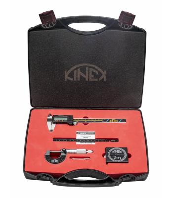 Measuring Tools Set KINEX in the box (6040-02-150, 7002, 8001, 1017-02-015)