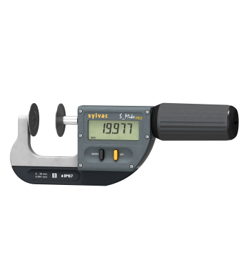 Micromètre numérique Sylvac S_Mike PRO Proximity, disque Ø25mm , 0-30mm (803.0303.10)