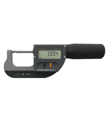 Micromètre numérique Sylvac S_Mike PRO Proximity, sphérique 7mm, 0-30mm (803.0305.10)