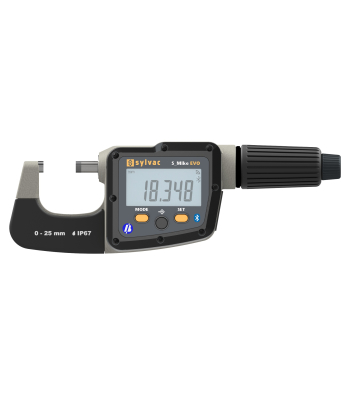 Micromètre numérique Sylvac S_Mike EVO BT Smart 0-25mm (803.6025.10)