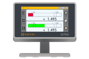 Zobrazovací jednotka Sylvac D70A2x, 2 vstupy měřiče vzduchu (804.2075)