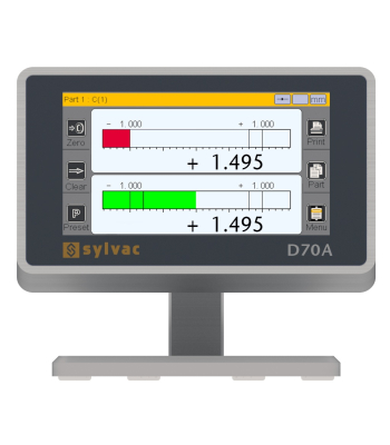 Display unit Sylvac D70A2 with 2 air gauge input (804.2075)
