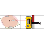 STABILA 16957 - Přijímač laserového paprsku pro rotační lasery voděodolný REC300 (krytí IP67)