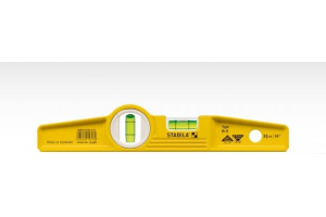 STABILA 17832 - Magnetic Level 25 centimeters, 2 vial, milled measuring surface, Torpedo Type 81 Br
