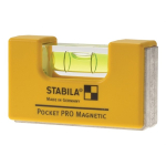 STABILA 17953 - Level Handheld Pocket Pro Magnetic, with extra strong magnet